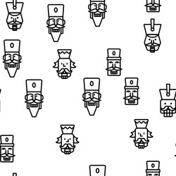 nutcracker seamless pattern vector