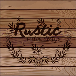 Rustic wood planks vintage background Royalty Free Vector