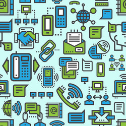 Colorful internet seamless pattern Royalty Free Vector Image