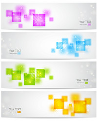 abstract background with square shapes vector image