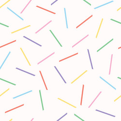 Seamless pattern with many decorative sprinkles Vector Image