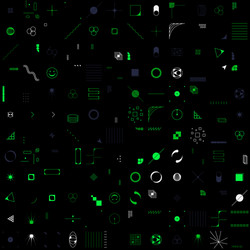linear abstract pattern vector image
