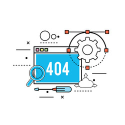 website process information to programming vector image