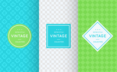 Geometric Spring Patterns vector image