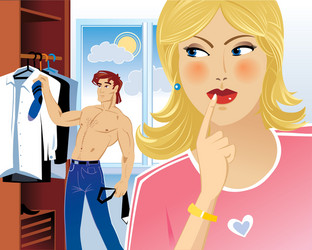 Man and woman vector