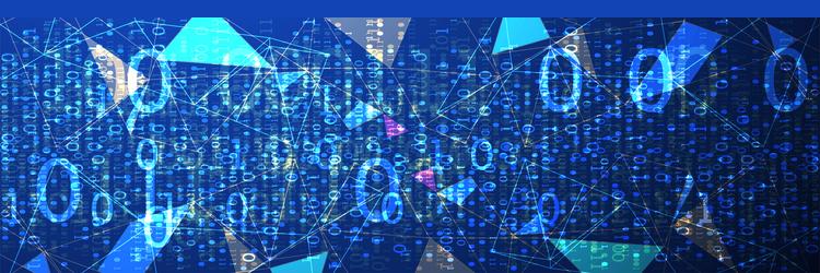 technology background big data concept binary vector image