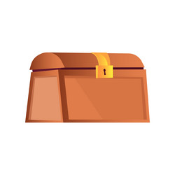 Treasure hunt chest composition vector