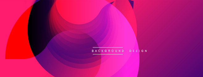 abstract vibrant layers create dynamic vector image