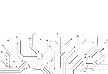 abstract background with technology circuit board vector image