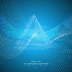 techno abstract background with soft lines vector image