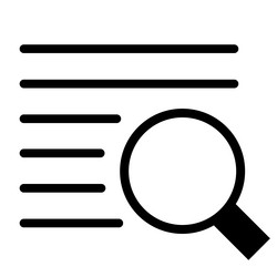 search all category items icon sign symbol vector