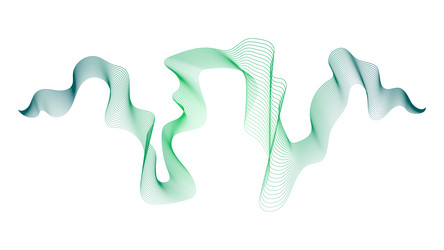 abstract backdrop with wave gradient lines vector image