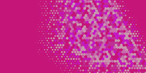 geometric multi size hexagon with color vector