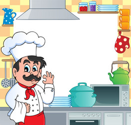 Chef theme image 1 Royalty Free Vector Image - VectorStock