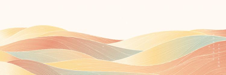 Abstract Curve Pattern Background vector image