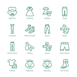 socks icons vector