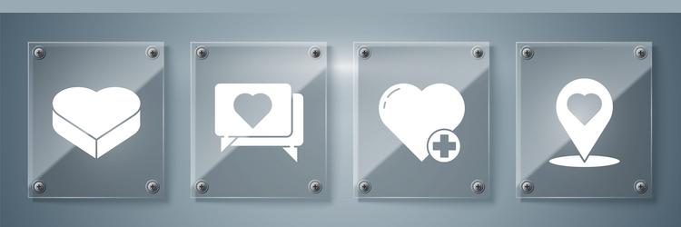 Set map pointer with heart like vector