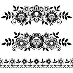 French Alençon Lace Pattern Vector Image