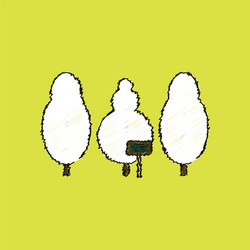 flat shading style icon save the trees vector