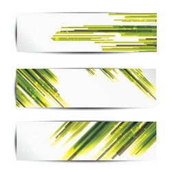 set of abstract colorful web headers and cards vector image