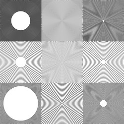abstract circle elements backgrounds vector image
