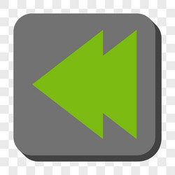 move left rounded square button vector image