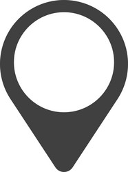 gray pointer map location vector