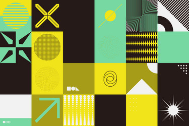 techno abstract pattern design vector image