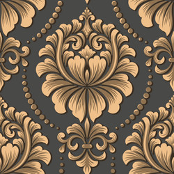 damask seamless pattern element elegant vector image