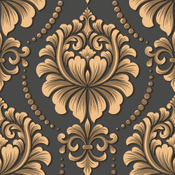 damask seamless pattern element elegant vector