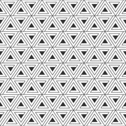 abstract seamless triangles pattern repeating vector image