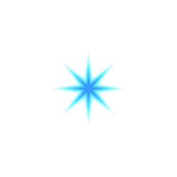 sparkle star shape gradient blurred element vector image