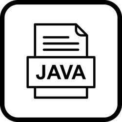 java file document icon vector image