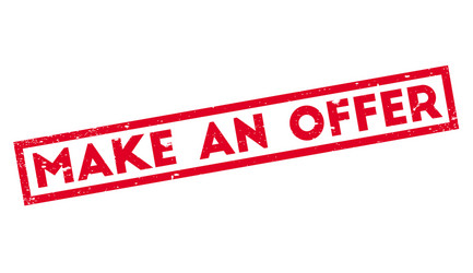 Make an offer rubber stamp Royalty Free Vector Image