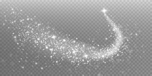 glittering sparkle effect with shimmering vector image