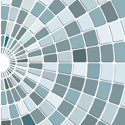 Grey Mosaic Tile Background vector image