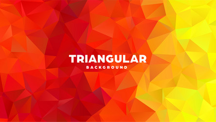 triangle polygonal abstract geometric background vector image