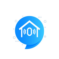 sensor for home icon web vector image