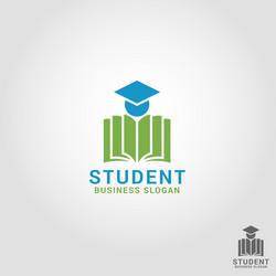 Student - education logo template vector