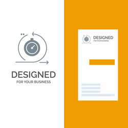 agile cycle development fast iteration grey logo vector
