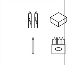 Design and studio simple linear icon setsimple vector