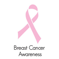 cancer support ribbon Vector Image