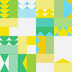 Linear abstract pattern design vector