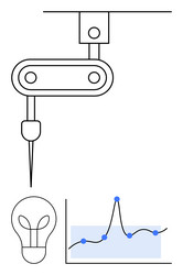 robotics and innovation exploring data-driven vector image