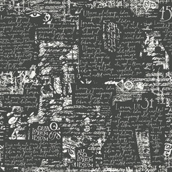 seamless pattern with handwritten text lorem ipsum vector image