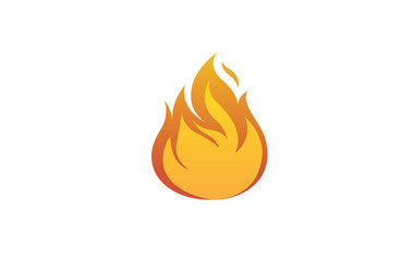 flaming fire logo Vector Image