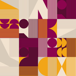 Linear abstract pattern design vector