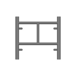 Scaffolding frame icon vector