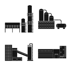 isolated object architecture and technology vector image