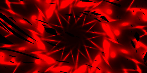 glowing exploded background of bloody threads vector